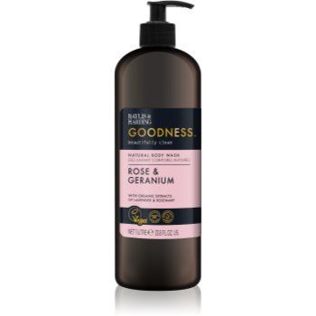 Baylis & Harding Goodness Rose & Geranium gel de duș - imagine 2